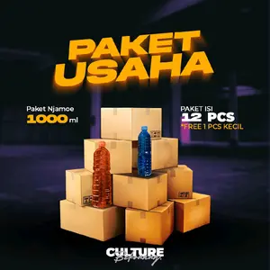Paket Usaha Solo Ukuran 1000ML Berbagai Varian Rasa Air Mineral [ISI 12 FREE 1] Water Botol
