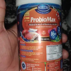 Bluecore Paket Vitamin Ikan & Bakteri Starter untuk Pembesaran dan Cegah Susut - Cocok untuk semua Jenis Ikan ( Lele, Nila, Patin, Gurame dan Laiya) - Pengurang Amonia, Penjernih Air dan Peningkat nafsu makan