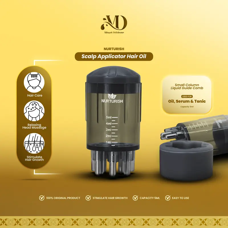 Scalp Massager Applicator Alat Serum Rambut Hair Applicator Bisa Untuk Semua Cairan Perawatan Rambut 0