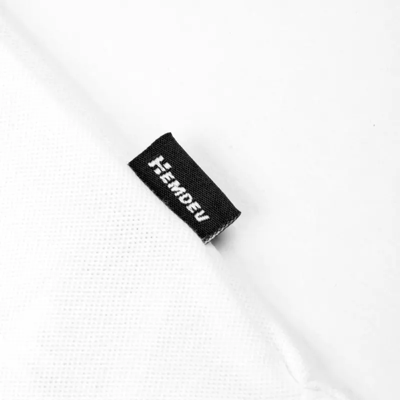 Hemdev Polo Shirt Binding Basic White 5