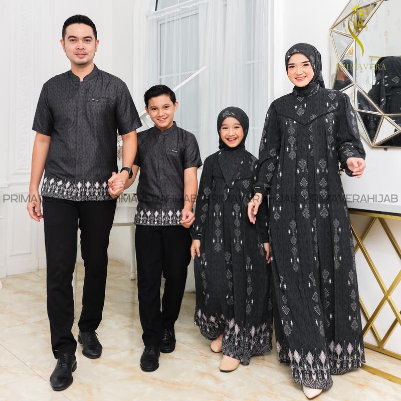 SUKARO SARIMBIT COUPLE KELUARGA DRESS FAMILY SET COUPLE SET PRINTING PREMIUM 3