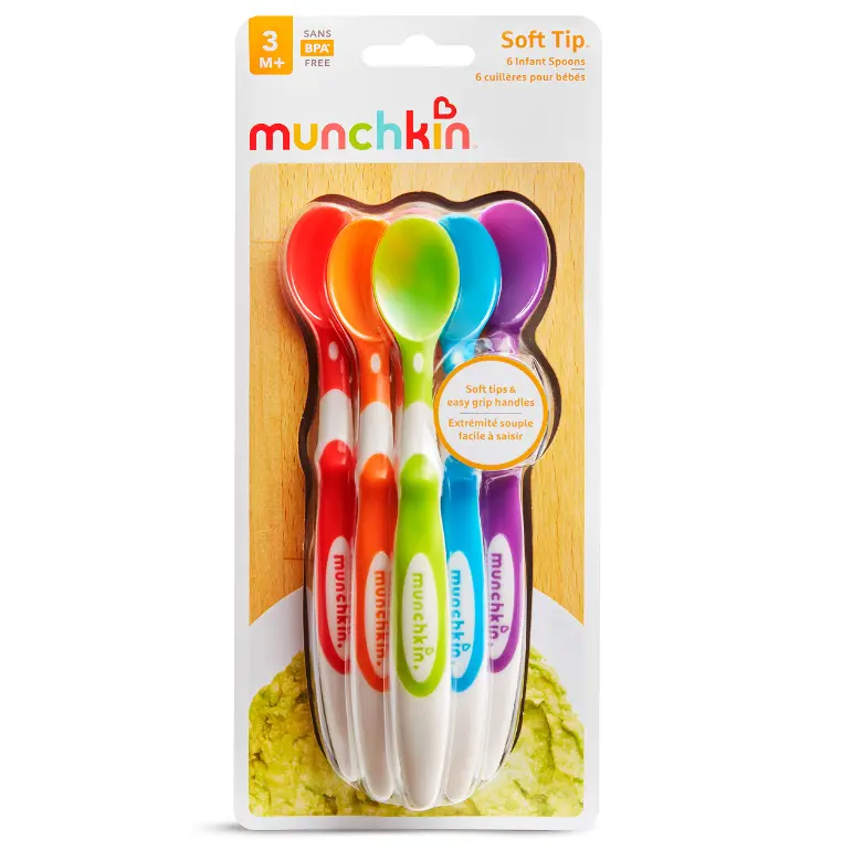 Munchkin Soft-Tip Infant Spoon, (Pack of 6) - BX2MCK111