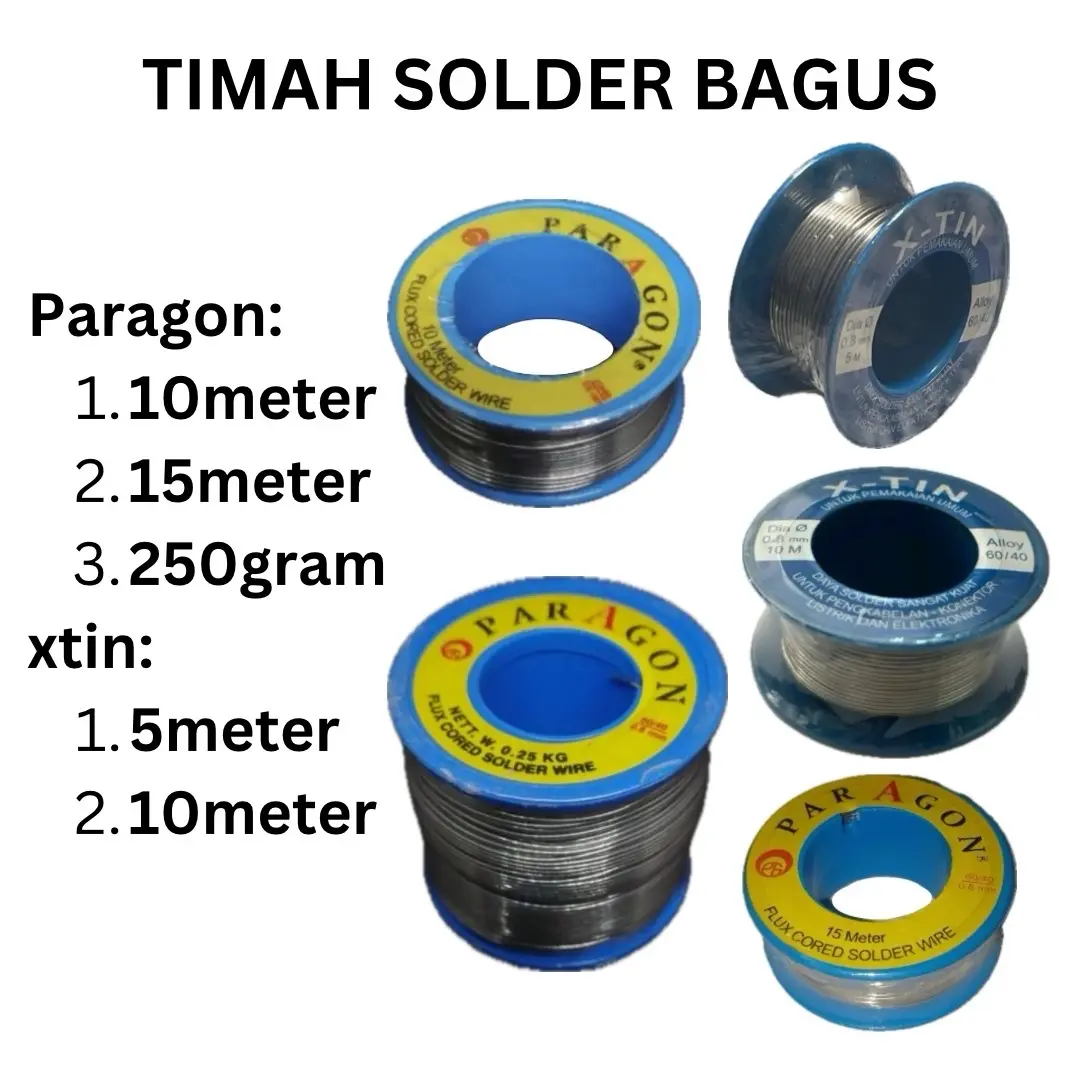 Timah Paragon 10 meter | 15 meter 250gram x-tin 5 meter