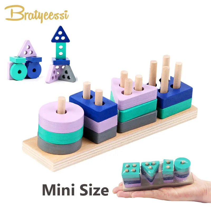 COD Bratyeessi Mainan Anak Education Shape Match Children Toy - M995 TERMURAH DI TOKO Kayu Balok
