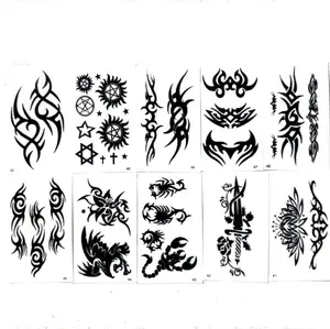 COD Tattoo Tribal Kecil G | Tattoo Tempel Tubuh Dada Lengan Unisex Size 6x10 cm | Tahan Air 2-4 Hari | Real Picture Temporary