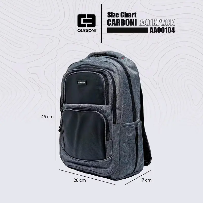 TAS RANSEL LAPTOP CARBONI AA00104 Backpack 4