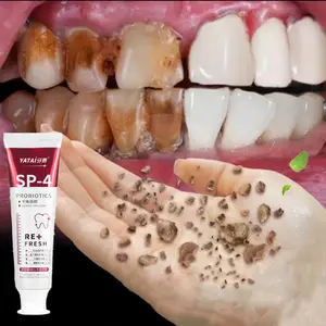 SP-4 Pasta Pemutih Gigi Probiotik - Memutihkan Gigi Kuning - Penghilang karang Gigi - Mencerahkan Gigi 120g