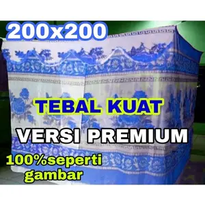 kelambu nyamuk premium ukuran 200x200 200x180 200x150 200x120
