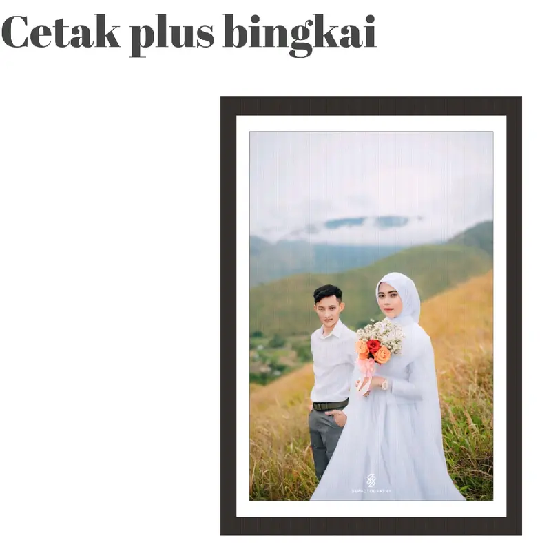 Cetak Foto Plus Bingkai 10R Isi 4 Pcs 1
