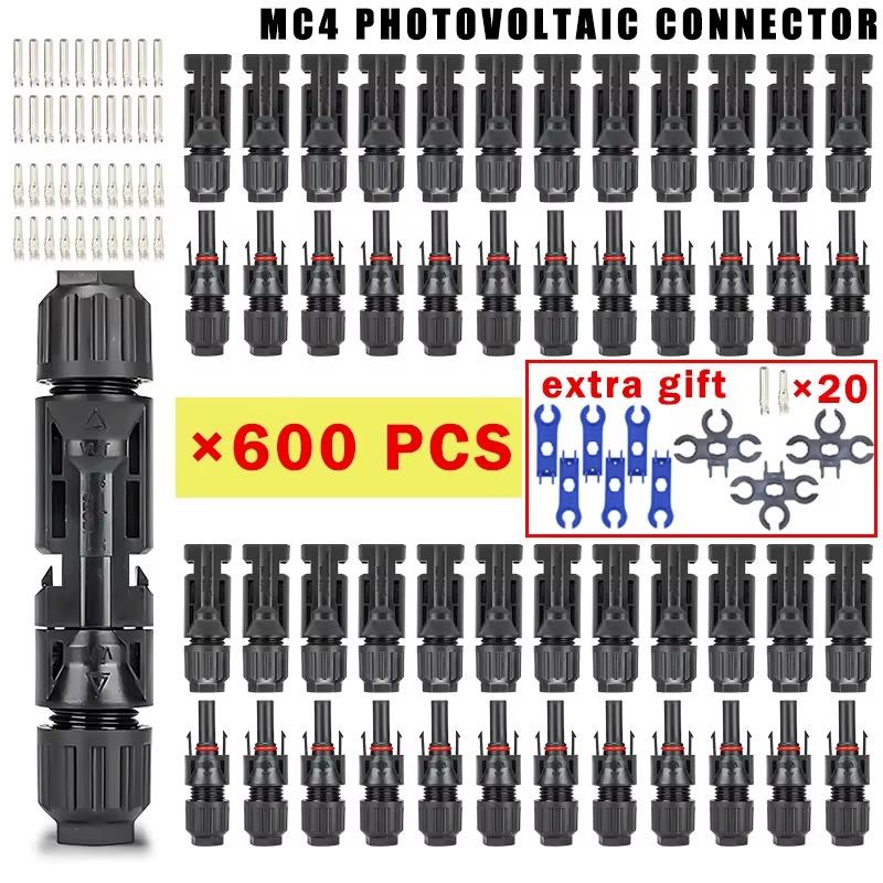Product Introduction of 10/20/40/100/200/400Pcs Photovoltaic Solar Connector kit 1000V 30A connectors for solar panels PV/MC 2.5/4/6mm² 35