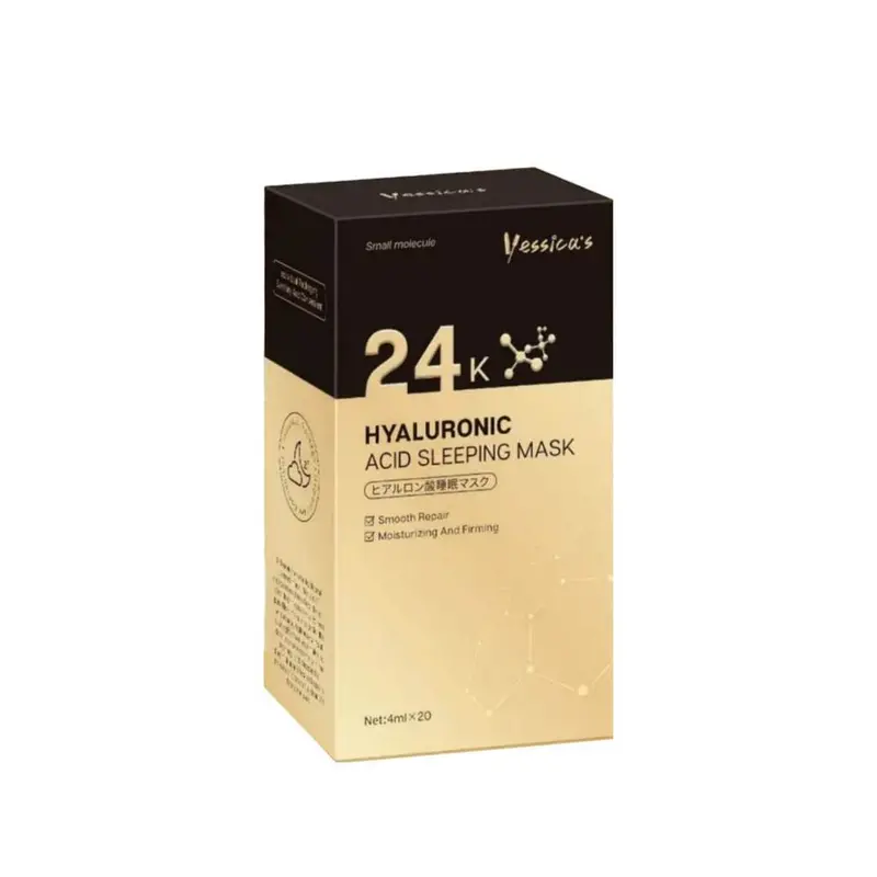 YESSICA SLEEPING MASK ISI 20 SACHET ( HYALURONIC ACID 24K | LAVENDER ) 2