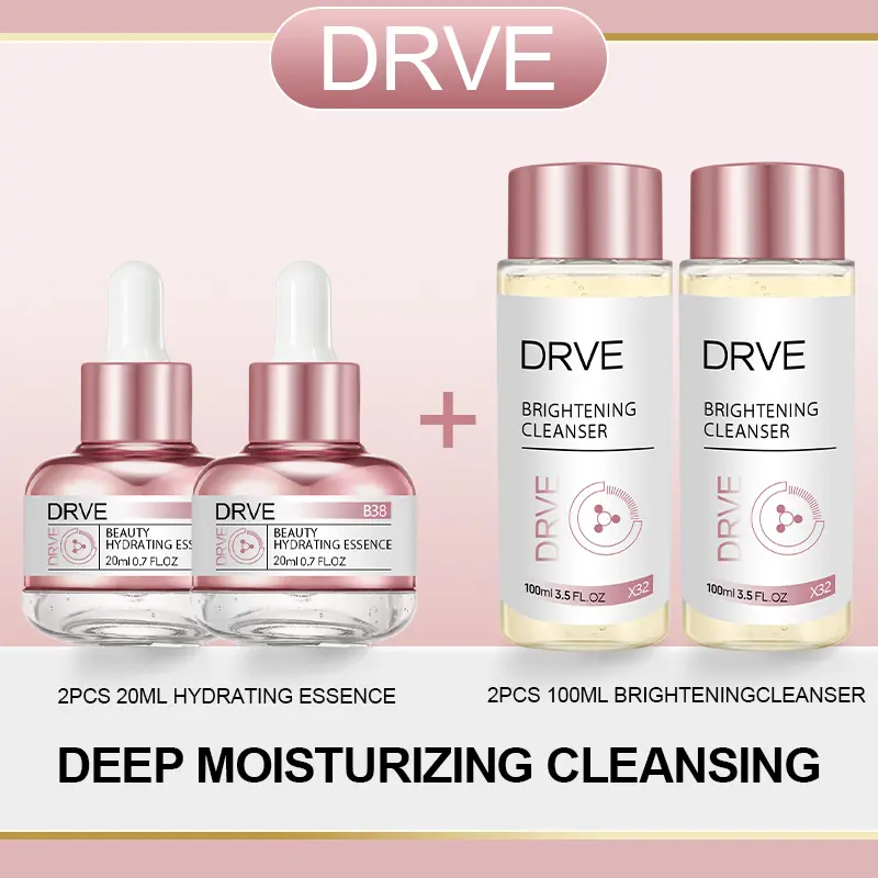 DRVE Set Refreshing Moisturizer, Long-Lasting Moisturizing Cleansing 1