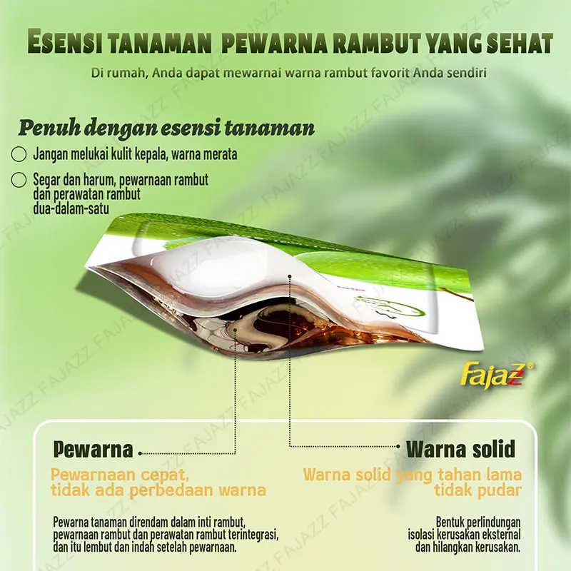 COD【Promo Terlaris】【5bungkus x 30ml +Masker rambut gratis】150ml  Pewarna rambut 2-in-1/Pewarna rambut mudah di rumah/Kemasan individual/Dispensing fleksibel/Mudah disimpan/Hitam Alami/Warna Coklat Tua/Warna Kopi 5