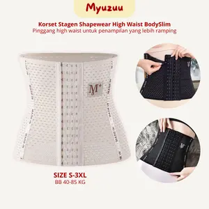 MYUZUU Korset Stagen KR341 Shapewear Pinggang High Waist BodySlim Seamless Corset Wanita