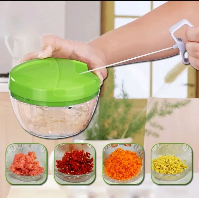 (RDM) Chopper Dapur Alat Blender Tarik Manual Multifungsi / Blender Daging dan Bumbu 3