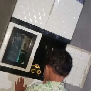 Lemari Plastik 3 4 Susun Dengan Kaca Cermin Lemari Baju New Diamond TABITHA KOKOH TEBAL