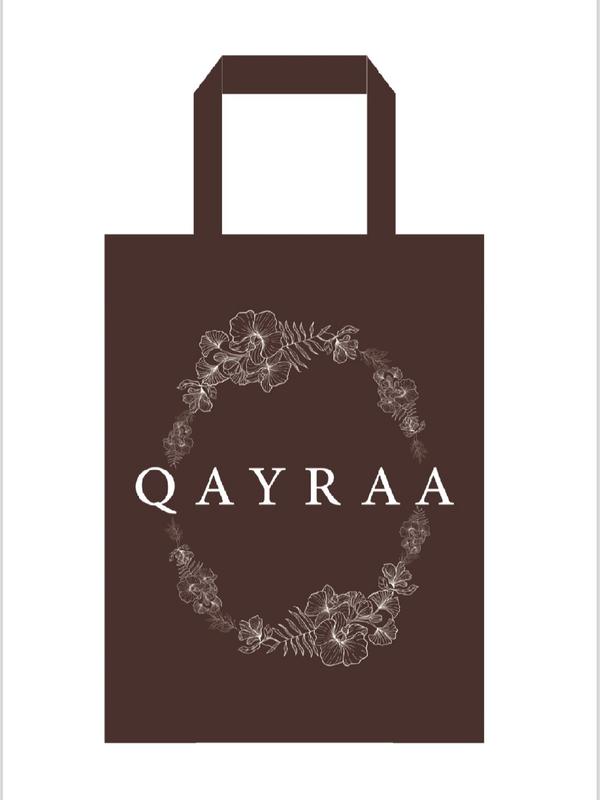 QAYRAA Non-Woven Bag | Recycle Bag Warna Rich Brown