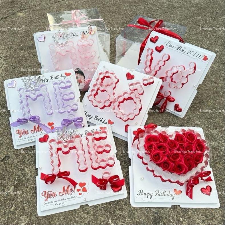  Hộp mika  có nắp trong suốt có đèn  hạnh phúc hộp mika đựng làm quà tặng sinh nhật 8 3 kỉ niệm 