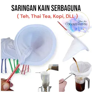 Saringan Kain Teh Thai Tea Kopi Penjernih Air / alat penjernih air / jaring air Kitchenware