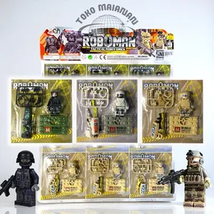 1 PCS ROBOMAN TENTARA TACTICALS || MAINAN BALOK SUSUN TENTARA || 1PCS ROBOMAN TACTICALS RM 007