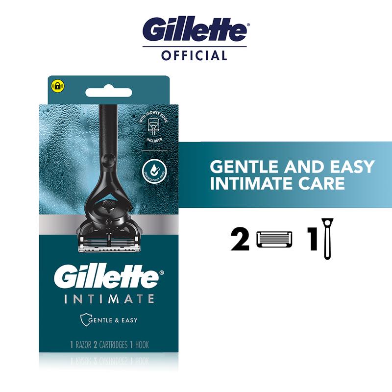 Initimate Razor Gillette Intimate Manscape Razor, Men’s Intimate Razor, Gentle and Easy ...