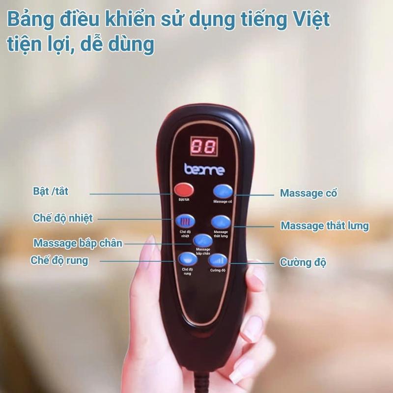 (BẢO HÀNH 7 NĂM) Đệm massage toàn thân Z120 cao cấp có bi xoay lưng, Nệm,Thảm, Ghế massage hỗ trợ giảm đau mỏi cổ vai gáy, Máy mát xa lưng chân đa năng -Qùa tặng sức khỏe cho người thân 7