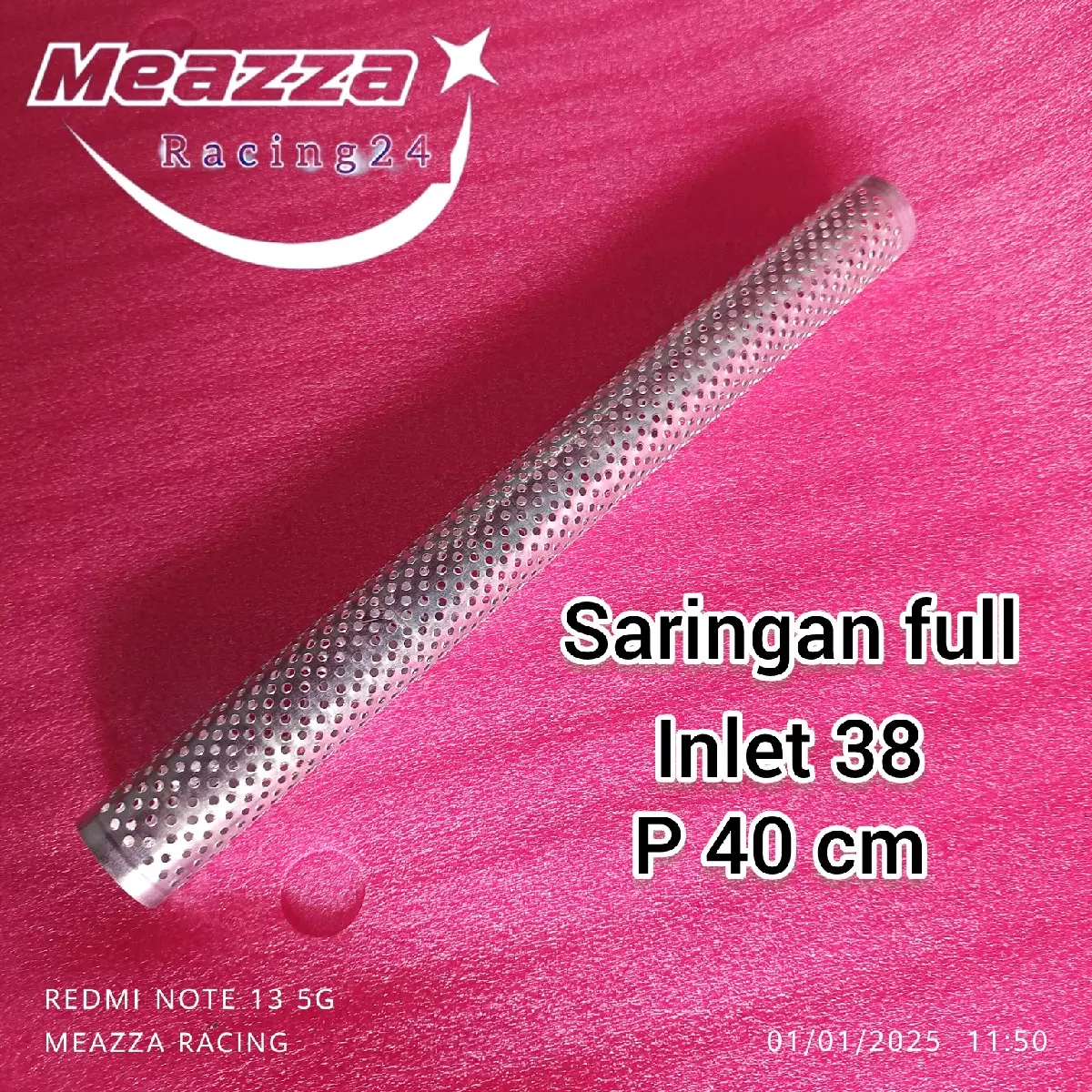 Saringan full Knalpot inlet 38 ZRC VND dll lubang 2mm  Motorcycle
