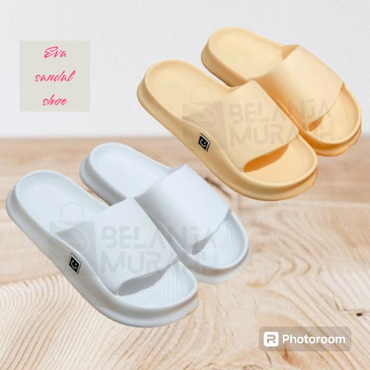Product Introduction of Eva sandal pria / wanita slip on size 36-44 full karet / eva sendal unisex Hitam Pink Putih 2
