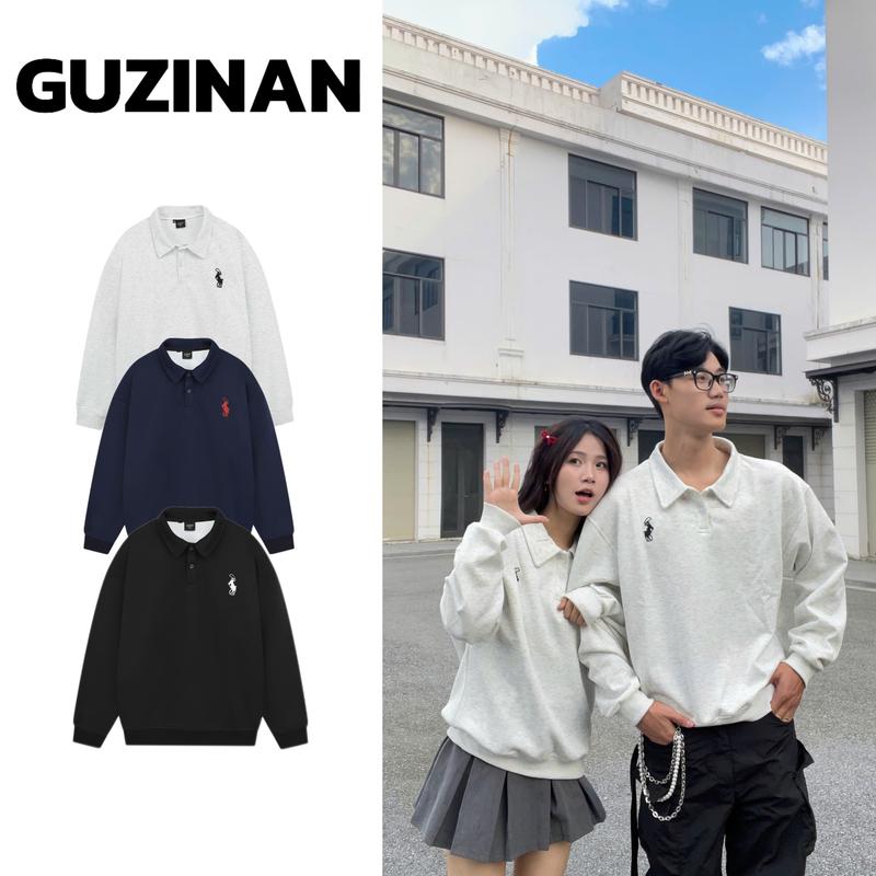 Áo Nỉ Polo Cổ Bẻ Chất Liệu Nỉ 2 Da Dày Dặn Basic Nam Nữ Unisex Không Xù Lông Mùa Đông 2025