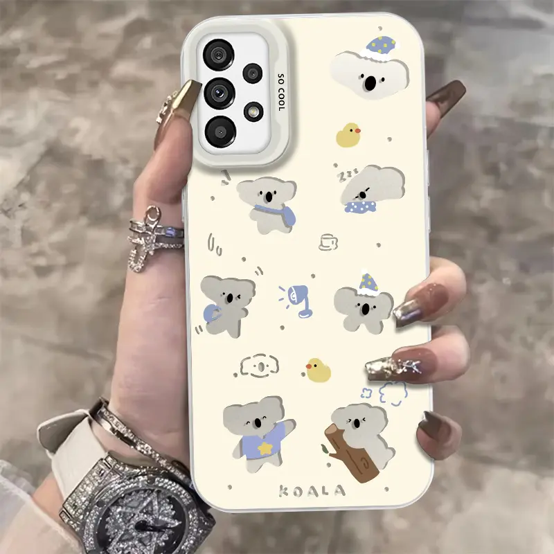 Casing HP hardcase koala cute for SAM A12 A14 A03 S164 A23 A13 A54 A52 A05 A05S S21 S21FE S21PRO S21ULTRA S22 S23 S23FE S24 A11 A21S A51 A10S A32 A20S A20 A04 A25 A31 A53 A34 A15 A33 A35 A55 S20Plus S10Plus S10 Note9 A72 A71 A70 A22 CASE NSCYK0090 6