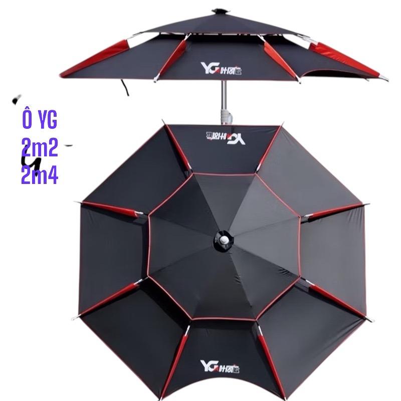  Ô Câu Cá Ô Dù YG 2 Tầng Che Nắng Che Mưa Gồm 5 Màu Đủ Size 2m2 Và 2m4 Đi Câu Fishing Bắt Cá 