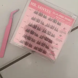 29K/2KOTAK [LANGSUNG TEMPEL] 39K/3KOTAK MRSANYES Natural Mudah Dipasang Lembut Banyak Varian Beseller Waterproof Bulumata Eye Eyelash 10 Pasang Bentuk Pendek Natural Melekat Sempurna Praktis Reusable Anti Luntur Extension