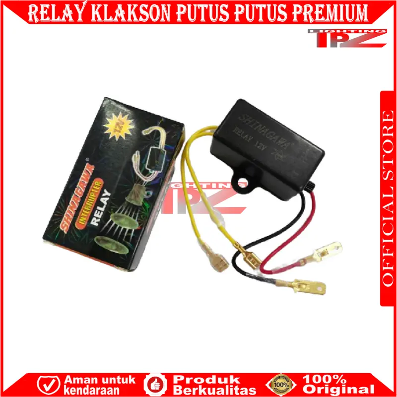 ORIGINAL INTERRUPTERR RELAY KLAKSON | RELAY KLAKSON PUTUS PUTUS RELAY KLAKSON UNIVERSAL 12 VOLT 4