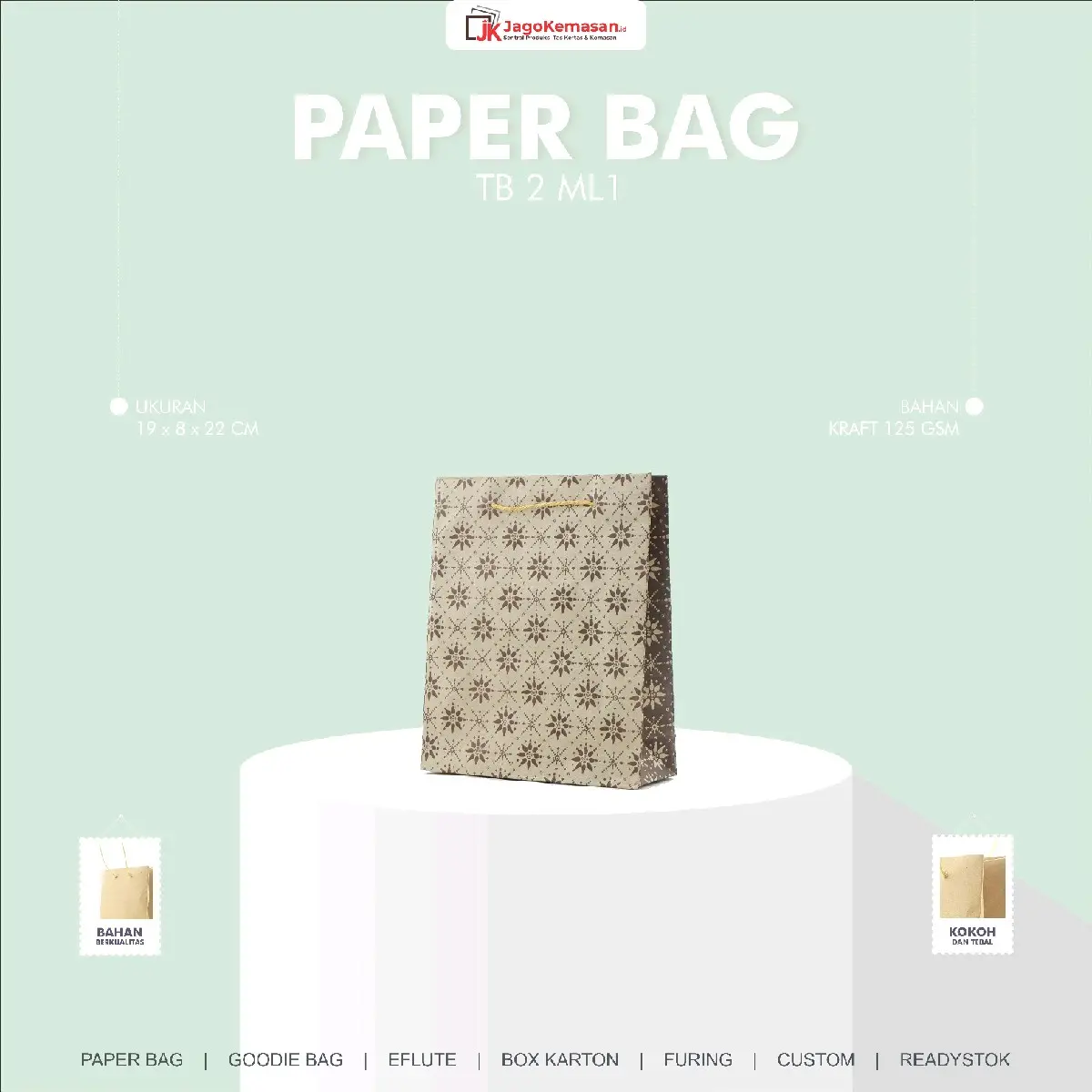 Tas Kertas Ukuran Kecil Untuk Oleh Oleh dan Souvenir