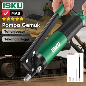 ISKU Pompa Gemuk- Teknologi Anti Kebocoran Oli -400CC/600CC Kapasitas besar- Pelapisan Anti Karat Gemuk Piston Bertekanan Tinggi Berlaku -untuk pelumasan berbagai peralatan
