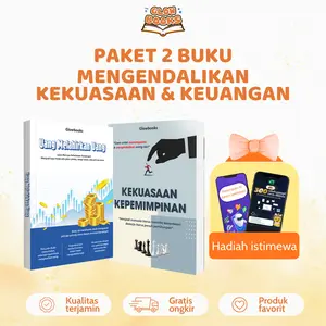 Paket 2 Buku - Uang Melahirkan Uang + Kekuasaan Kepemimpinan - Glowbooks