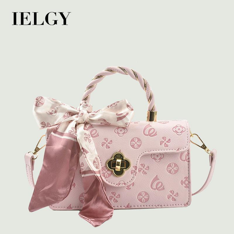 Túi Đeo Chéo, IELGY, Chất Lượng Cao, Làm Bằng Lụa, Trang Trí, Hình Vuông Bag Nữ