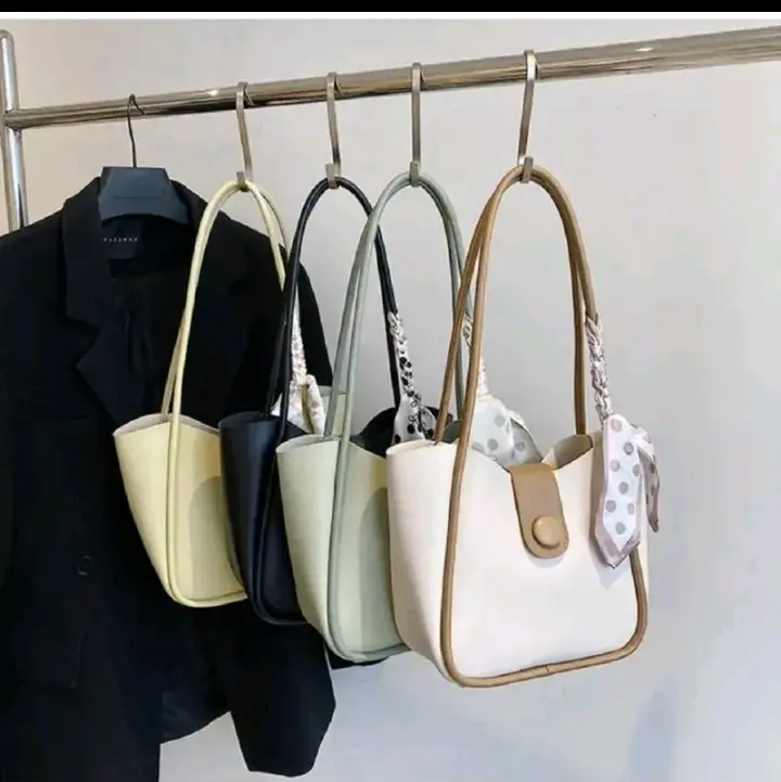 tas florida mini tote bag wanita free syal/twilly