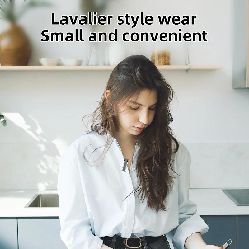 ⚡COD sent out within 24 hours 2024 Hot selling S17 3 In 1 Wireless mini Lavalier Microphone,Intelligent Noise Reduction Multipurpose Mic Compatible for iphone Android Smartphone/Speaker/Camera/computer 4