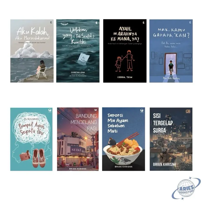 NOVEL REMAJA / ROMANSA / MOTIVASI / PENYEMBUHAN DIRI / FIKSI