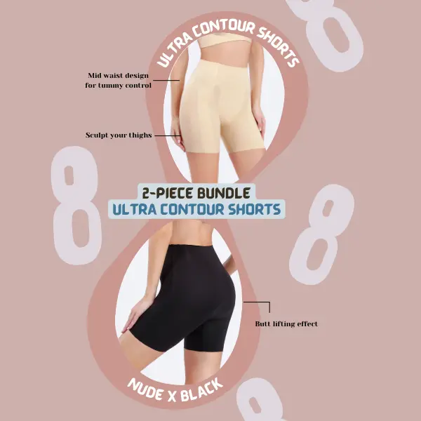 Mainichi Ultra Contour Shorts 2 Pcs Bundle Deal