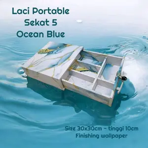 Laci Sekat5 / Sekat4 Laci Drawer Laci Penyimpanan Uang sementara kotak