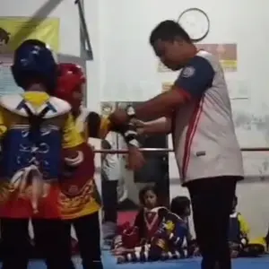 Satu Set Pelindung Kaki Tangan Taekwondo / Deker Taekwondo / Arm Hin Guard Taekwondo / Alat Pelindung Taekwondo Full Sampai Lengan