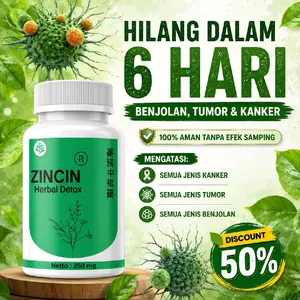 ZINCIN suplemen herbal china terapi herbal benjolan tumor dan kanker dan segala jenis benjolan di tubuh herbal pereda nyeri tanpa efek samping
