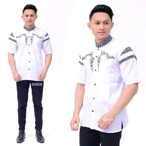 Baju Koko Pria Kurta Dewasa Motif Ukela