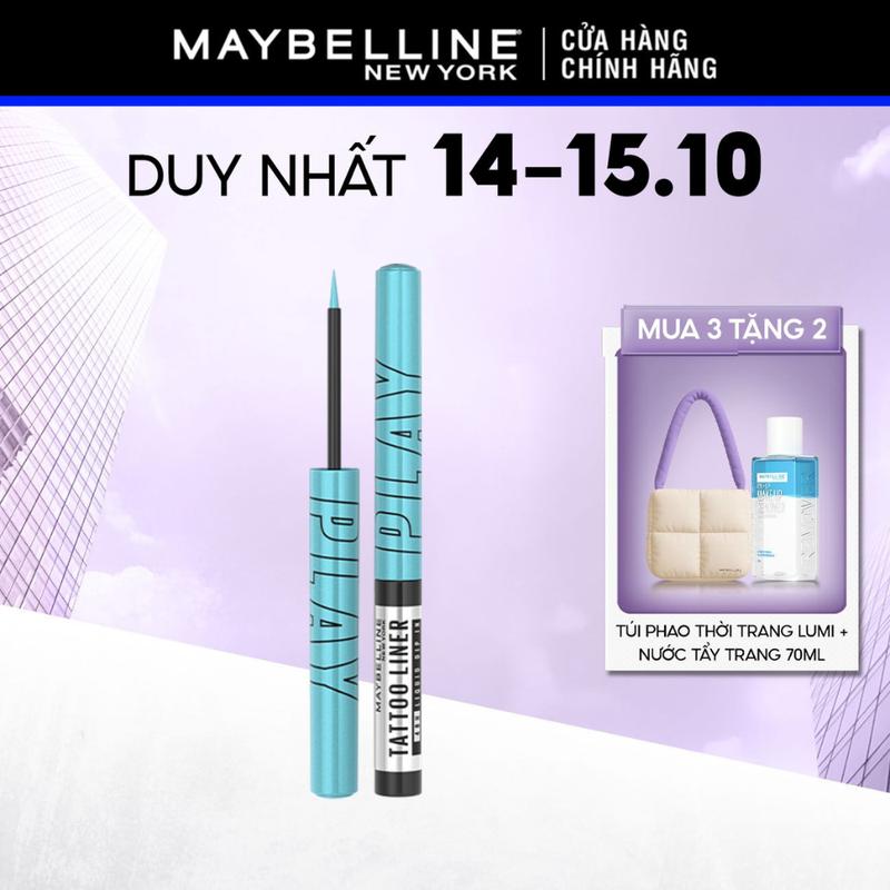 [MUA 3 TẶNG 2 QUÀ] Bút Kẻ Mắt Nước 6 Màu Tattoo Liner Play 48H Lâu Trôi Maybelline New York 2.1ml