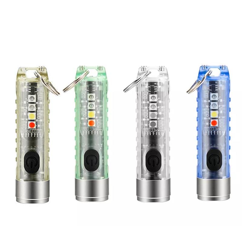 Product Introduction of Lampu suluh poket LED pelbagai fungsi mini, kalis air, rantai kunci, lampu suluh boleh dicas semula USB, lampu suluh amaran magnet untuk perkhemahan Lights Terang 41