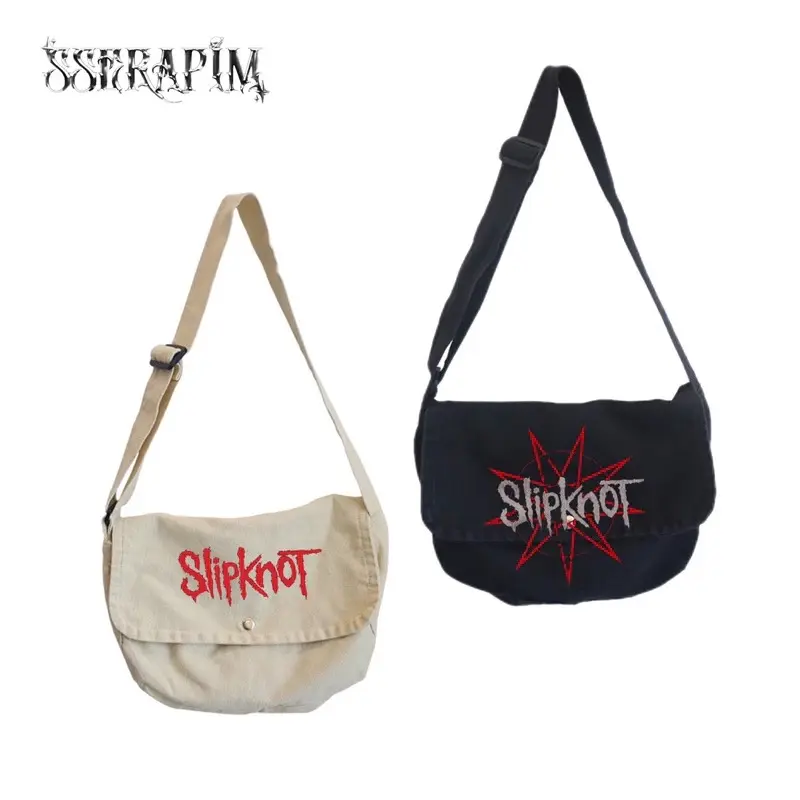 ￼Sserapim - Slipknot Bag Tas Distro Tas Slipknot Tas Canvas Tas Selempang Skena Tas Canvas Tas Pria Kece Tas Canvas Tas Sekolah Wanita Tas Canvas Slingbag Tas Canvas Tote Bag Tas Canvas Korean Style Y2K Kanvas