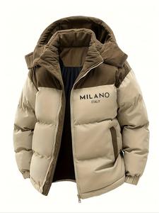Abrigo largo de invierno para hombre, Chaqueta de algodón gruesa y cálida con capucha, Ropa de abrigo a la moda para el frío, Uso diario y actividades al aire libre