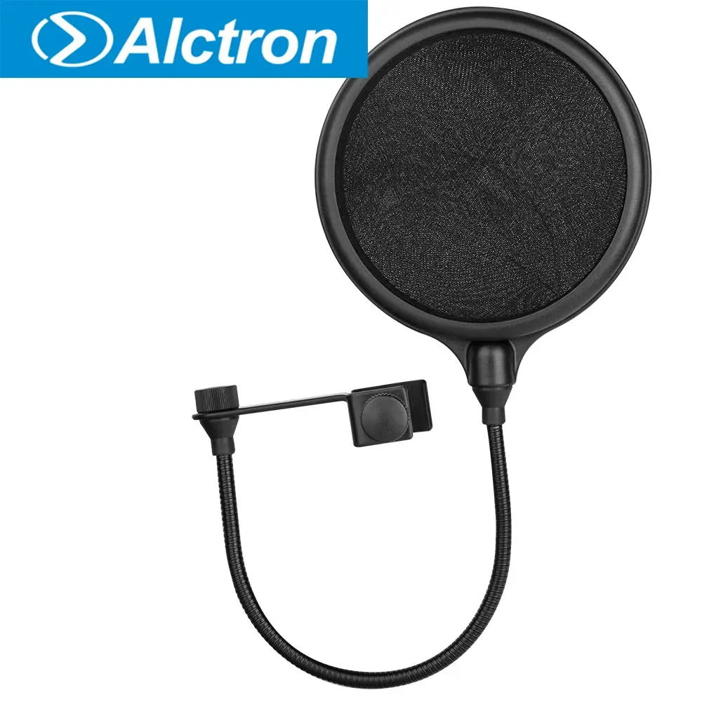Alctron PF04 dual individual layers, efficient stocking type mic filter, protect mic from a spray of moisture